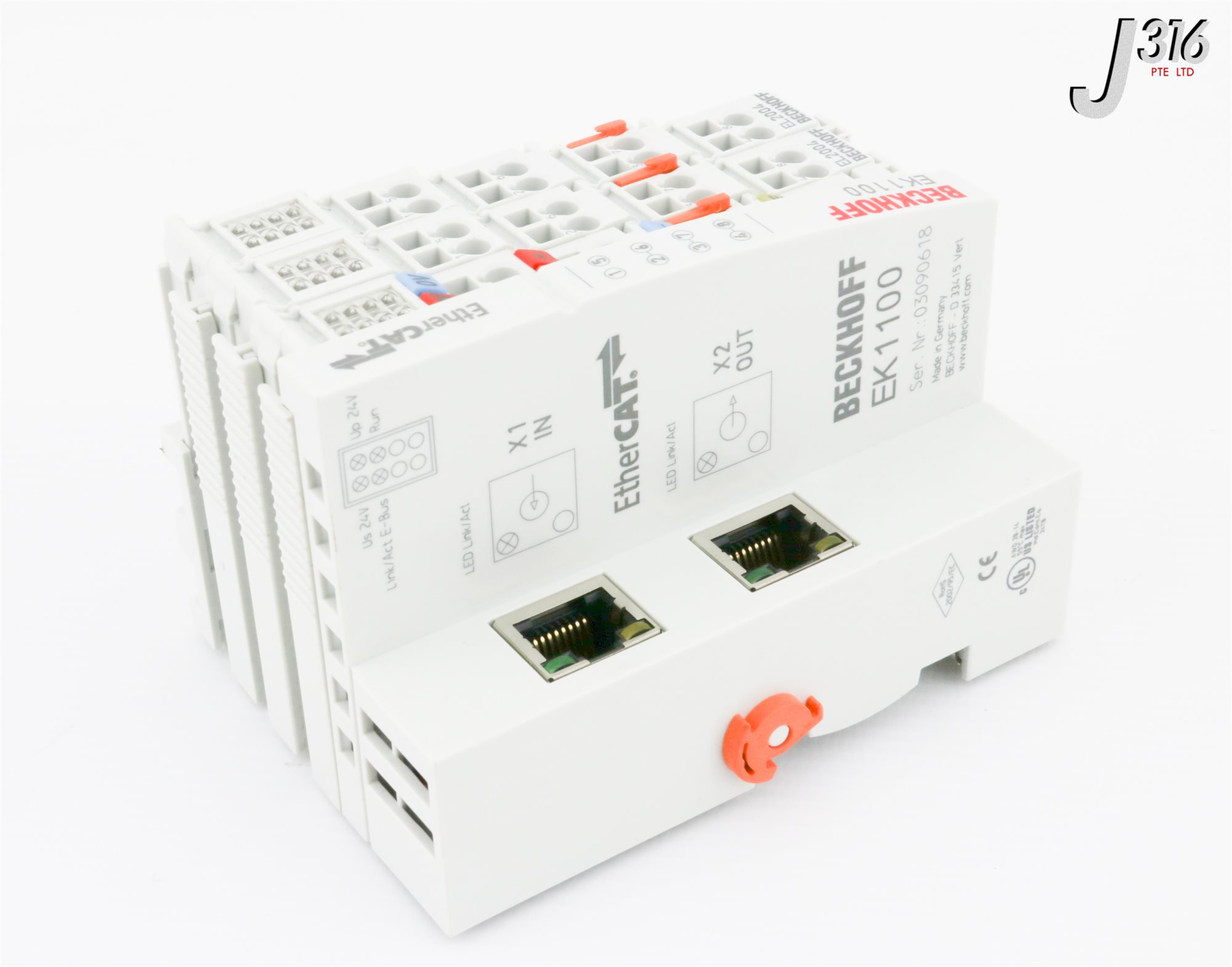 31081 BECKHOFF ETHERCAT TERMINALS MOTION CONTROLS EL2004 EL9011 NEW 